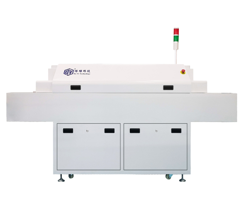 Four zone full hot zone reflow oven