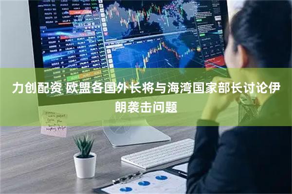 力创配资 欧盟各国外长将与海湾国家部长讨论伊朗袭击问题