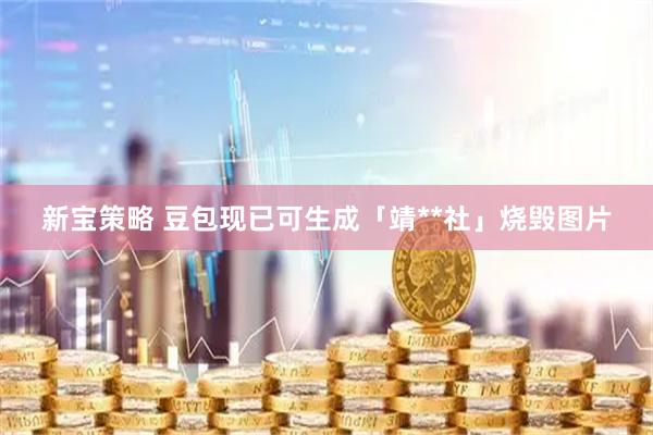 新宝策略 豆包现已可生成「靖**社」烧毁图片