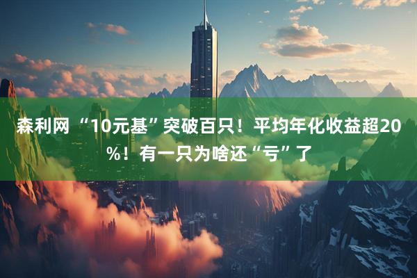 森利网 “10元基”突破百只！平均年化收益超20%！有一只为啥还“亏”了