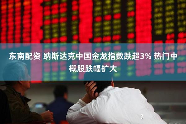 东南配资 纳斯达克中国金龙指数跌超3% 热门中概股跌幅扩大