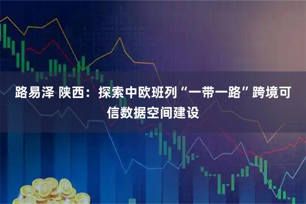 路易泽 陕西：探索中欧班列“一带一路”跨境可信数据空间建设