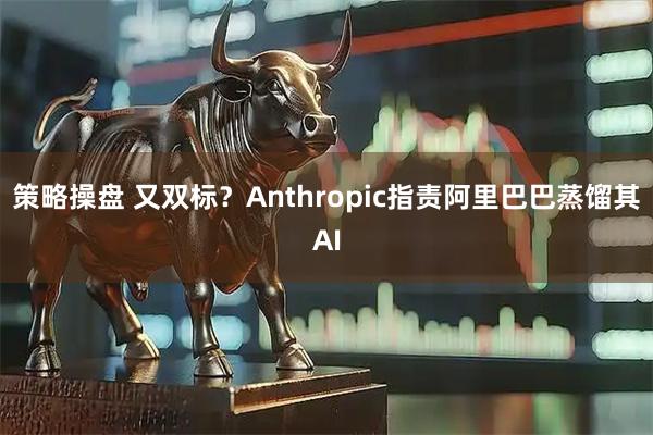 策略操盘 又双标？Anthropic指责阿里巴巴蒸馏其AI