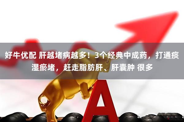 好牛优配 肝越堵病越多！3个经典中成药，打通痰湿瘀堵，赶走脂肪肝、肝囊肿 很多
